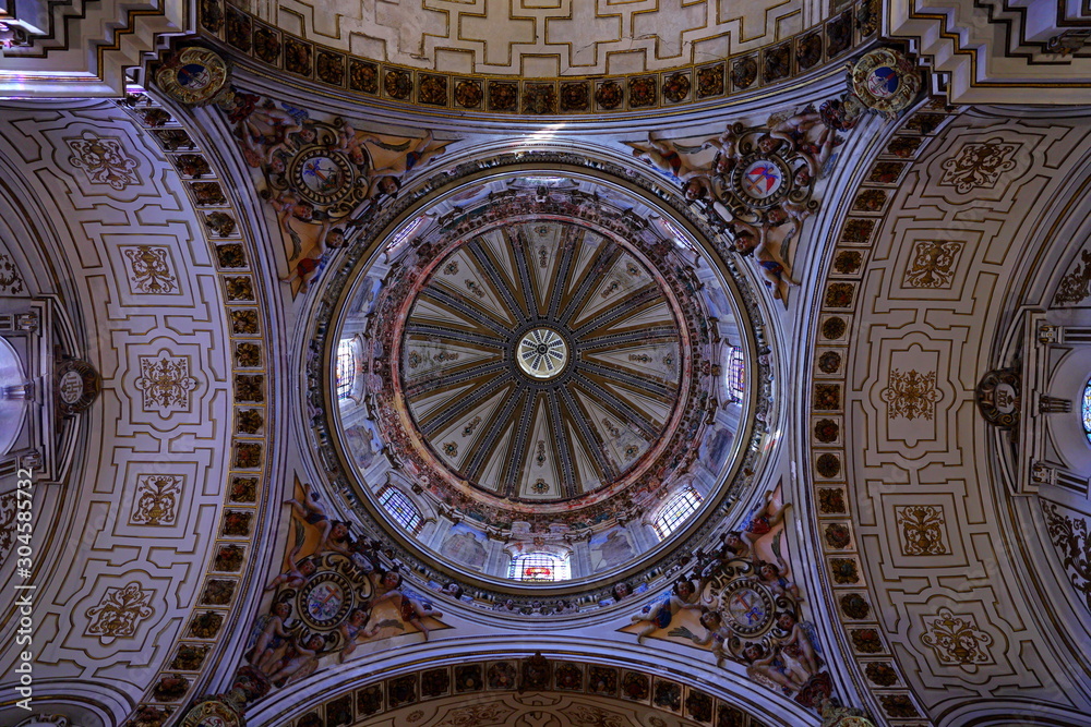 Monastery of St. Jerome Spanish (Monasterio de San Jeronimo), a Roman Catholic church and Hieronymite monastery in Granada, Spain. 