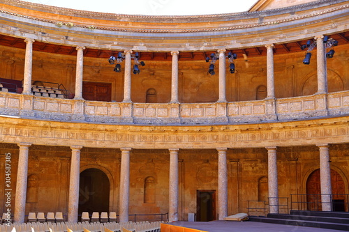 beautiful Moorish Style design of Alhambra Granada - Andalusia, Spain, Europe 