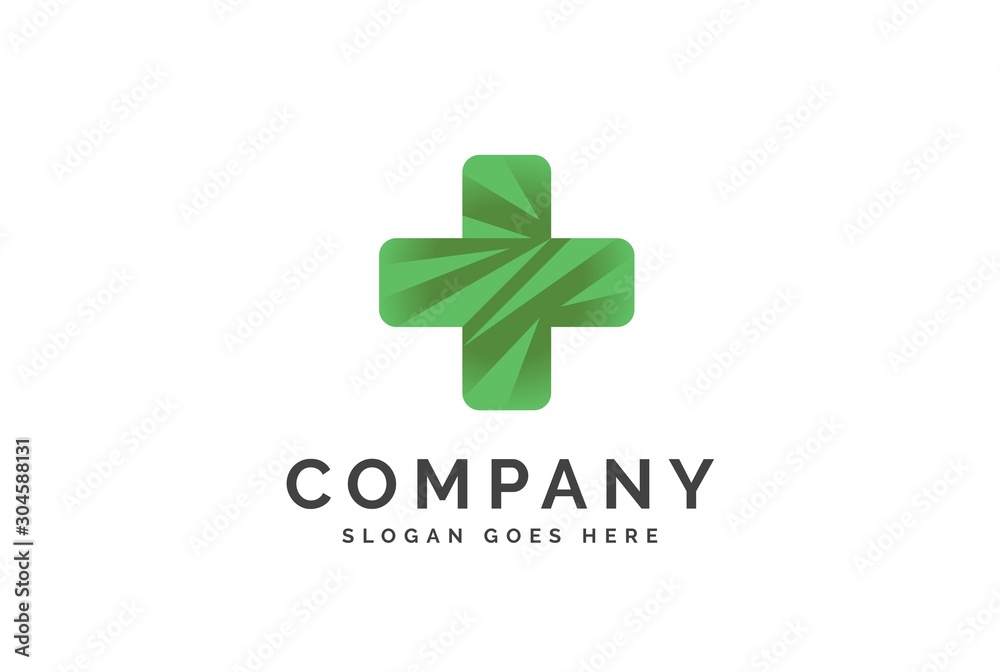 Cross health medical logo vector template Cross health medical logo vector template