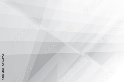 Abstract geometric white and gray color background. Vector, illustration.	