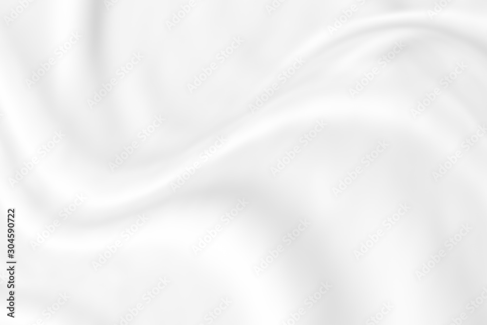 abstract smooth elegant white fabric texture background,flowing satin waves