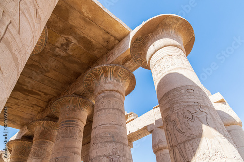 Ramesseum Ceiling and Columns