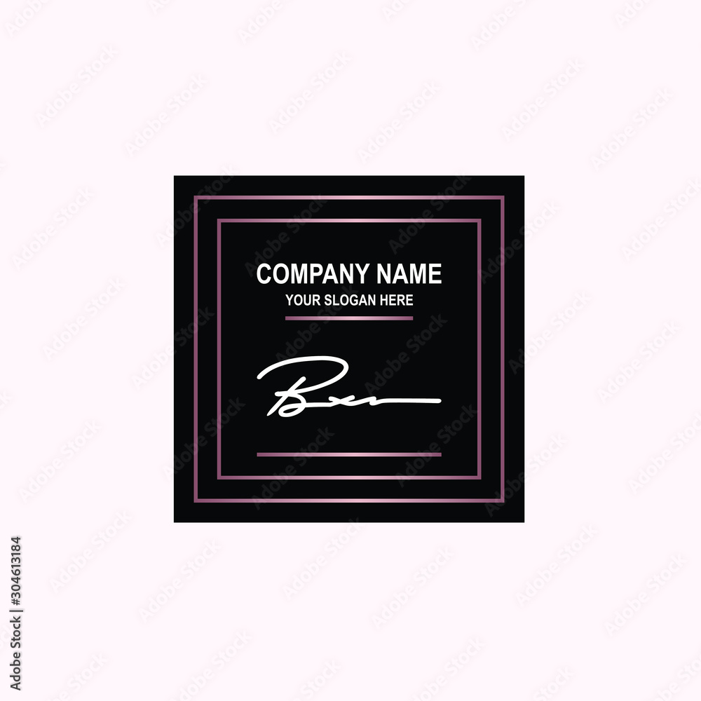 BX Initial signature logo is white, with a dark pink grid gradation line. with a black square background BX Initial signature logo is white, with a dark pink grid gradation line. with a black square background