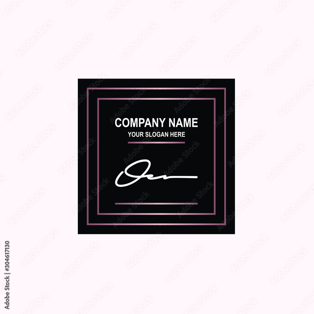 OE Initial signature logo is white, with a dark pink grid gradation line. with a black square background OE Initial signature logo is white, with a dark pink grid gradation line. with a black square background