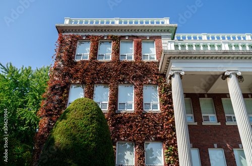 DAEGU, SOUTH KOREA - NOVEMBER 4, 2019: Classic building at Keimyung University in Daegu, South Korea. Keimyung University was founded by an American missionary as a Christian university. photo