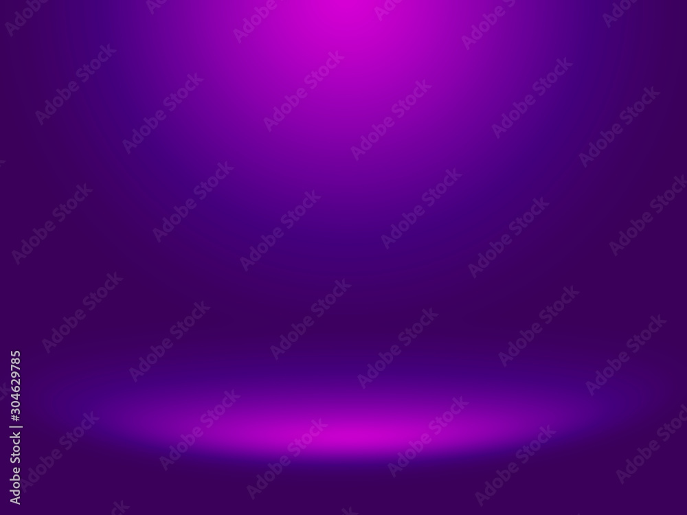 Fototapeta premium Blue and purple background. Elegant and beautiful studio background.