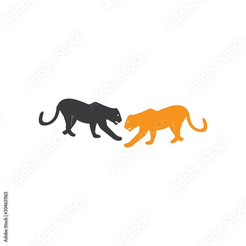 tiger logo vector illustration template