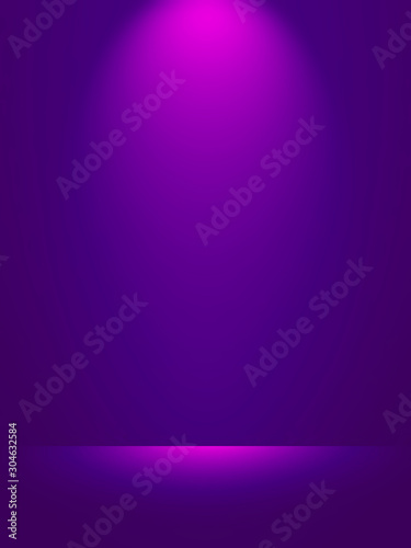 Blue and purple background. Elegant and beautiful studio background.