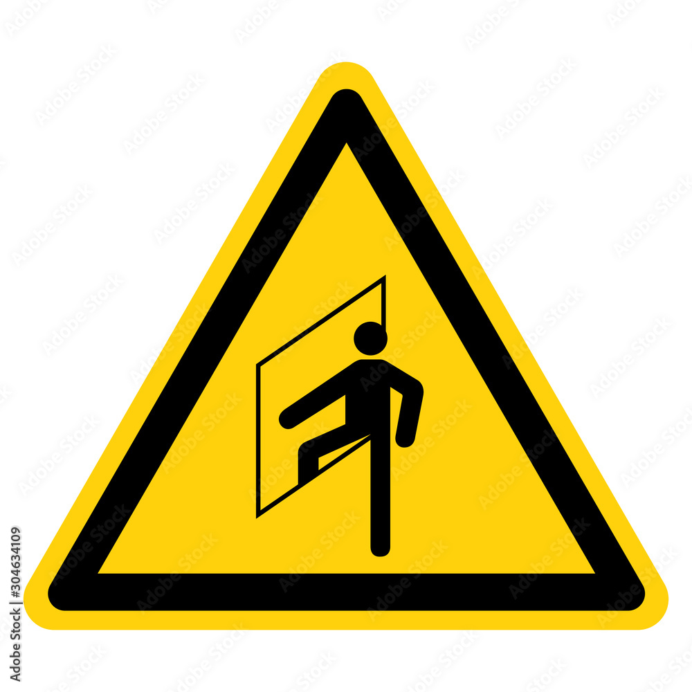 Warning Do Not Enter Confined Space Symbol Sign ,Vector Illustration, Isolate On White Background Label. EPS10 Warning Do Not Enter Confined Space Symbol Sign ,Vector Illustration, Isolate On White Background Label. EPS10