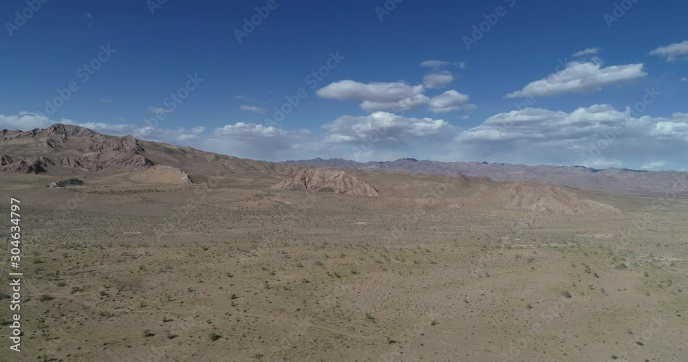 aerial view of dry land in Qinghai, China aerial view of dry land in Qinghai, China