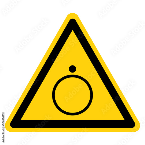 Warning Off For Part Of Equipment Symbol Sign, Vector Illustration, Isolate On White Background Label. EPS10