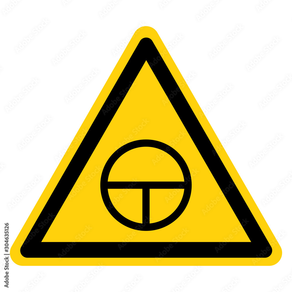 Warning On Off Push-Button Symbol Sign, Vector Illustration, Isolate On White Background Label. EPS10 Warning On Off Push-Button Symbol Sign, Vector Illustration, Isolate On White Background Label. EPS10