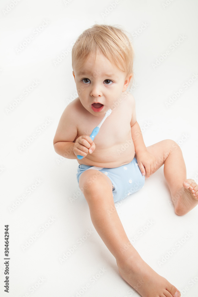 Surprised about dental care or brushing teeth Surprised about dental care or brushing teeth