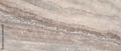 Brown Marble Texture Background With Grey Curly Veins, Smooth Natural Breccia Marble Tiles, It Can Be Used For Interior-Exterior Home Decoration And Ceramic Tile Surface, Wallpaper, Architectural Slab