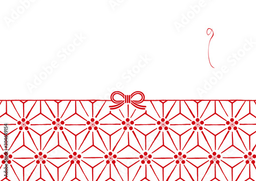 のし紙　梅の和柄