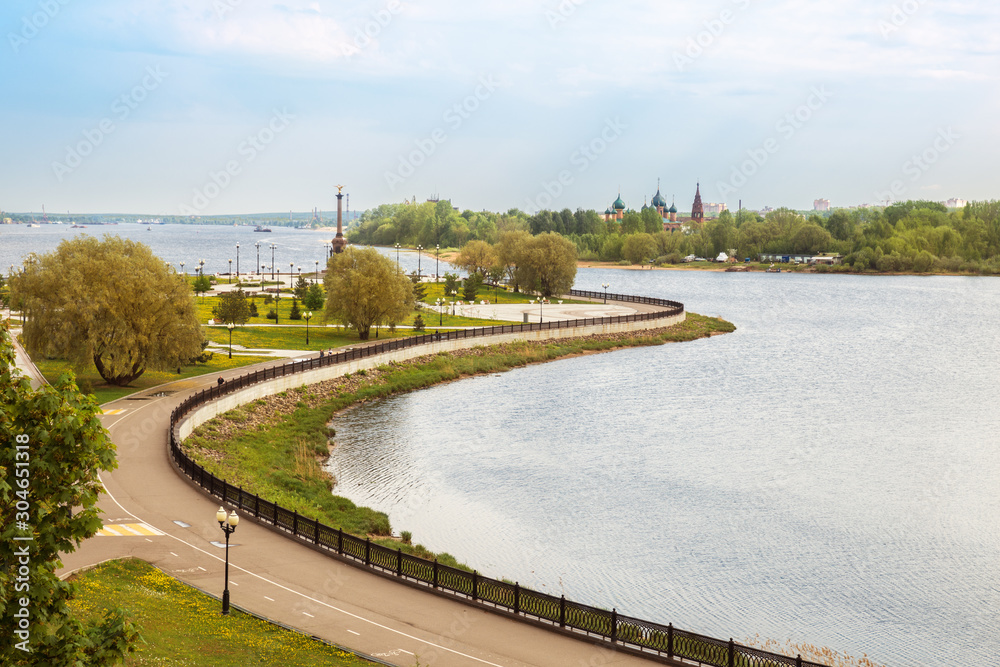 Confluence of the Volga and Kotorosl rivers