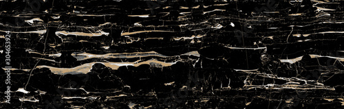 Black marble texture background with brown colored curly veins, Glossy marble texture, It can be used for interior-exterior wall tile and ceramic tile surface, wallpaper.