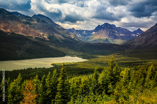 Scenic Views of Two Medicine Lake, Glacier National Park © Stephen