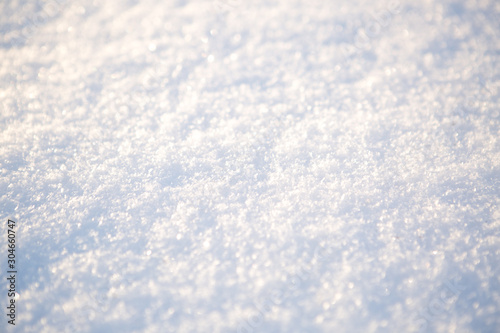 Close up of fresh snow great as a background Nature winter landscape