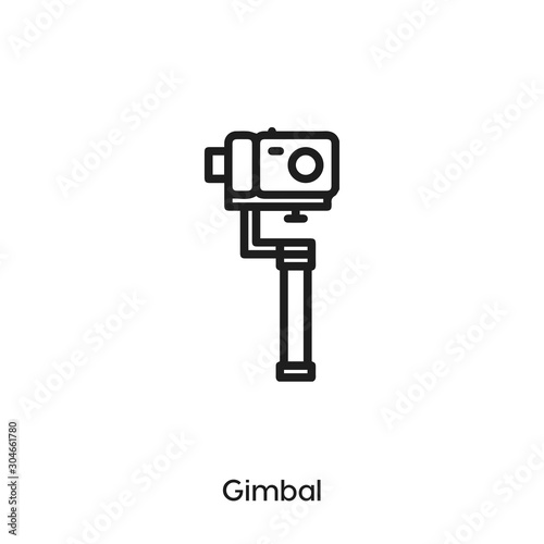 Gimbal icon vector. Gimbal icon vector symbol illustration. Modern simple vector icon for your design. Gimbal icon vector	