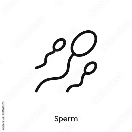 Sperm icon vector. fertilization icon vector symbol illustration. Modern simple vector icon for your design. Sperm icon vector	