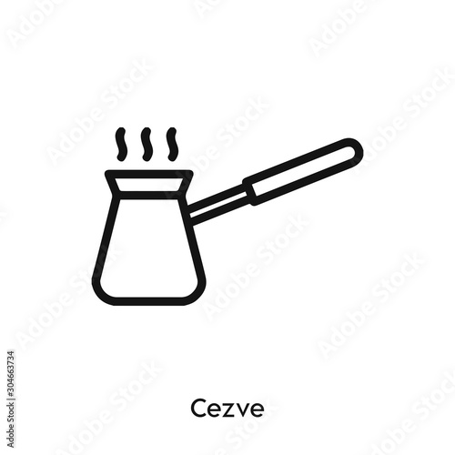 cezve icon vector sign symbol
