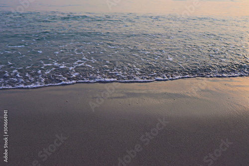 summer. Beautiful natural of sand and sea wave