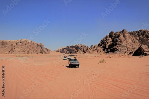 off road tour in the Wadi Rum desert