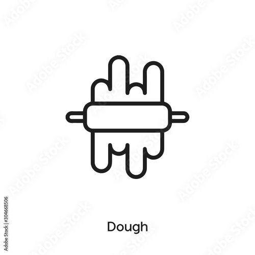 dough icon vector. dough icon vector symbol illustration. Modern simple vector icon for your design. dough icon vector	