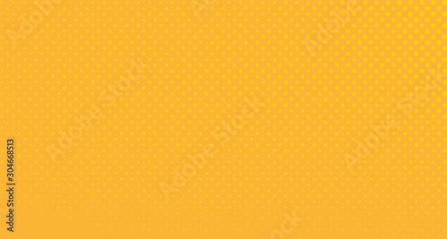 Pomarańczowy półtonów pop-art tło streszczenie wektor komiksy styl pusty układ szablon z chmury belki i wzór na białym tle kropki. Na sprzedaż baner do Twojego projektu 1960. z kopią miejsca eps10