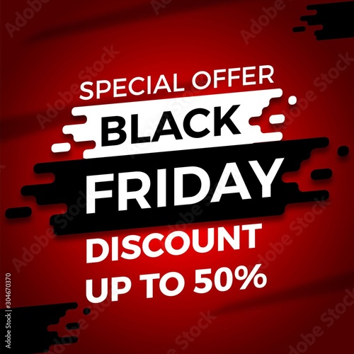 black friday design template_special offer discount 50