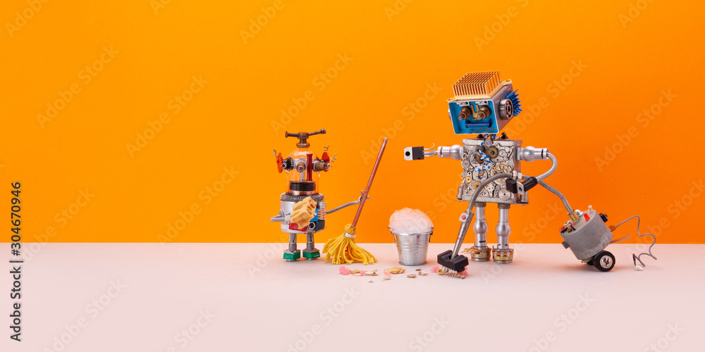 Artificial intelligence machine learning. An experienced robot explains ...