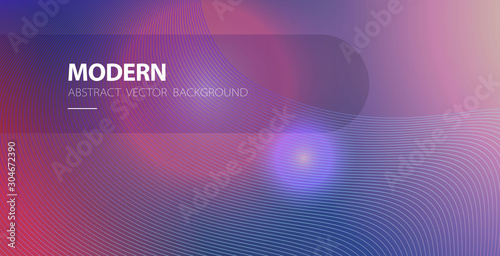Abstract bright purple and violet background with light, lens flare shine effect vector, magic futuristic glow banner with curvy lines modern flowing backdrop, idea of space or fantasy wallpaper