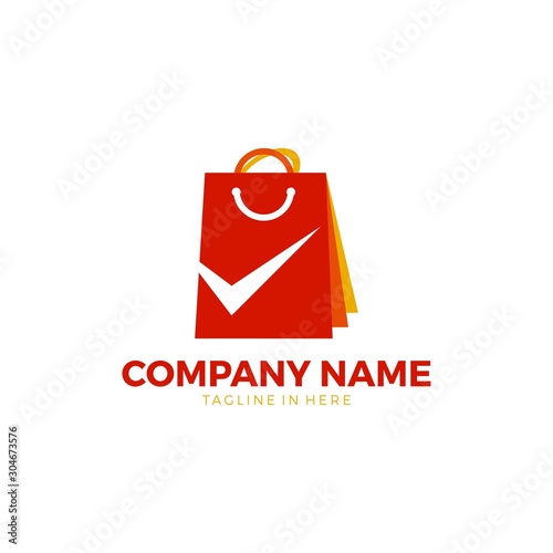 Simple Shop Logo Company Clean and Modern Design Tamplate