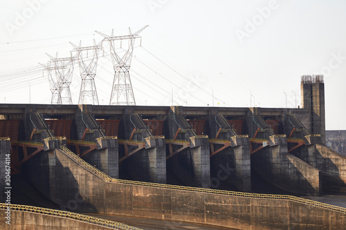 giant power station dam electricity