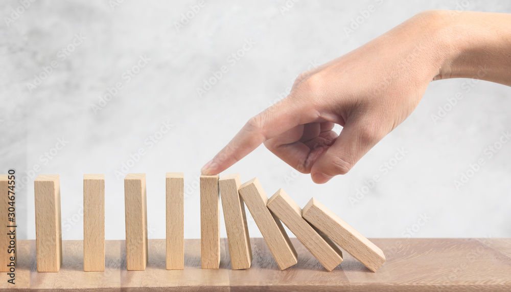 Domino effect stopped by unique, Business Ideas Domino effect stopped by unique, Business Ideas