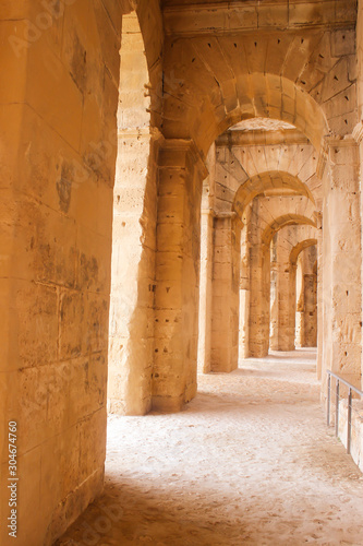 Ancient Coliseum in Eljem, Tunisia