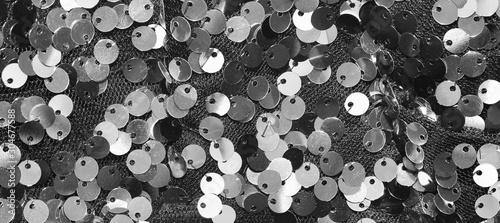 Black and white glitter fab...