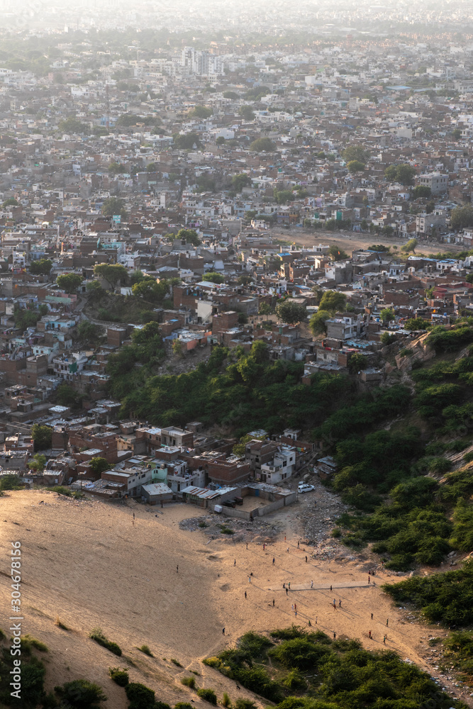 Sunset over Jaipur in Rajhastan India