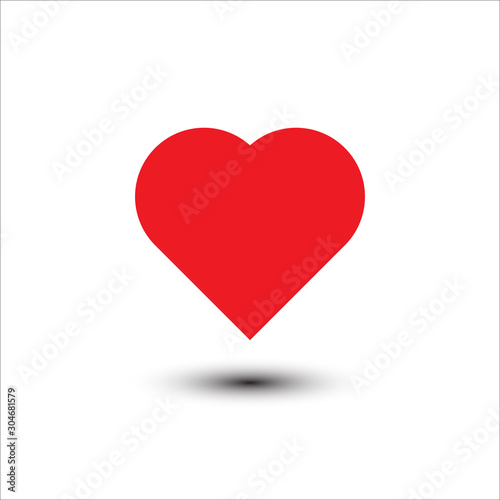 Haert Flat Vector Icon for app and web. eps 10