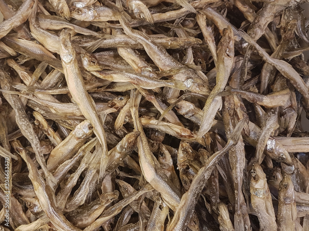 Fresh ocean fish and seafood at the fish market