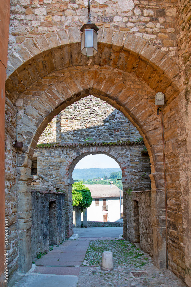 Belluno, Italy, Porta Ruga town gate
