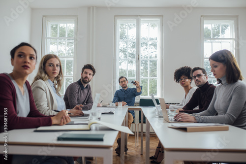 Business People Having a Meeting