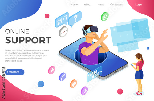 Isometric Online VR Customer Support