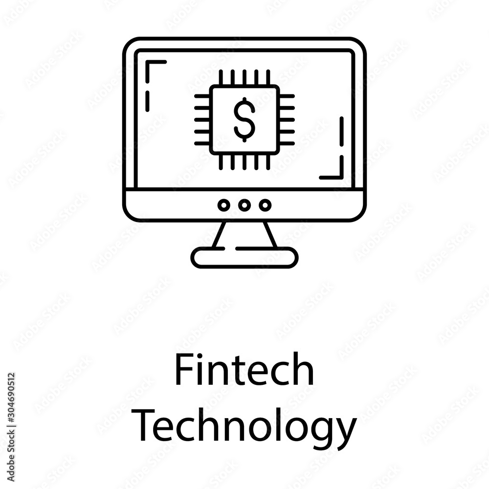 Fintech Technology Vector Fintech Technology Vector