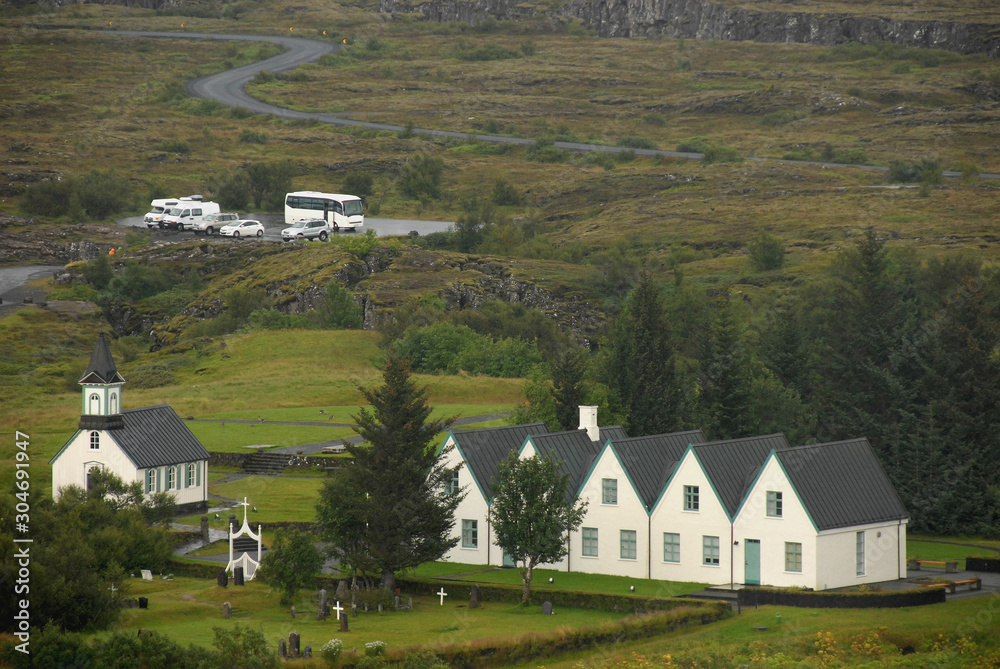 Thingvellir: The original site of the Althing, the national parliament of Iceland