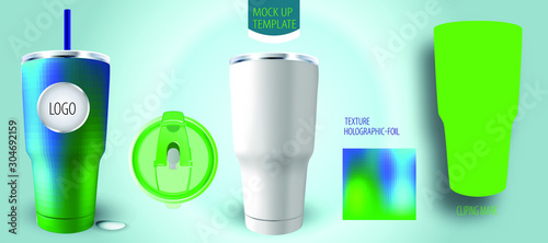 Corporate identity for business, presentations Tumbler brand.