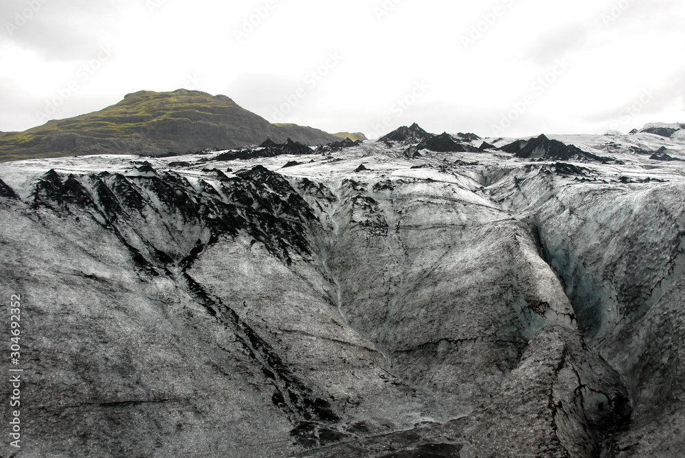 Solheimajokull Glacier,  Iceland: Solheimajokull Glacier is one of the most accessible in Iceland and is part most South Coast tours of the island. Glacier tour from Reykjavik in Iceland.