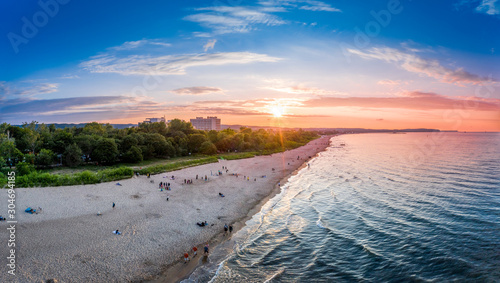 Sunset on the beach