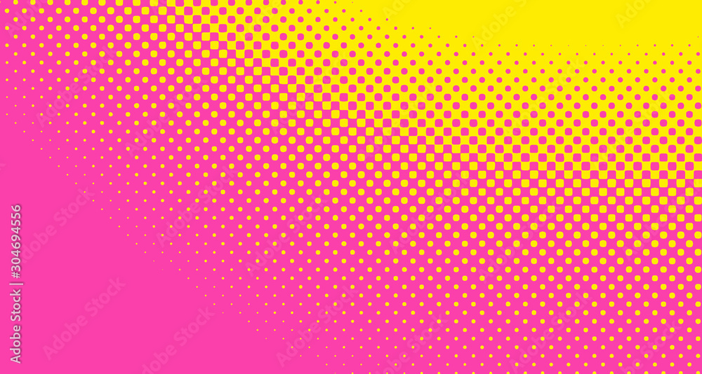 Pink halftone pop art background abstract vector comics style blank layout template with clouds beams and isolated dots pattern. For sale banner for your designe 1960s. with copy space eps10 Pink halftone pop art background abstract vector comics style blank layout template with clouds beams and isolated dots pattern. For sale banner for your designe 1960s. with copy space eps10